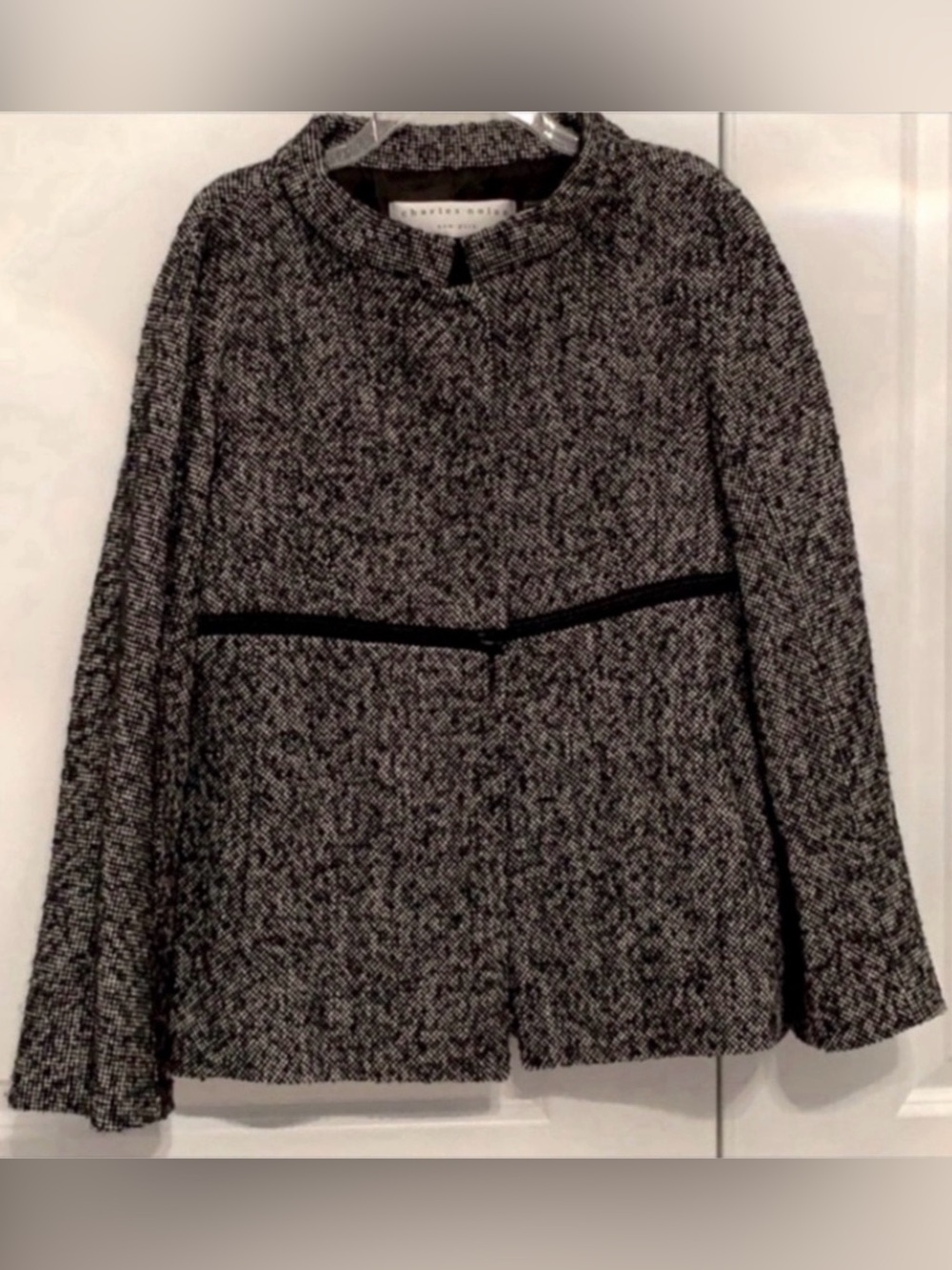Charles Nolan New York Size 16 Lined Convertible Jacket